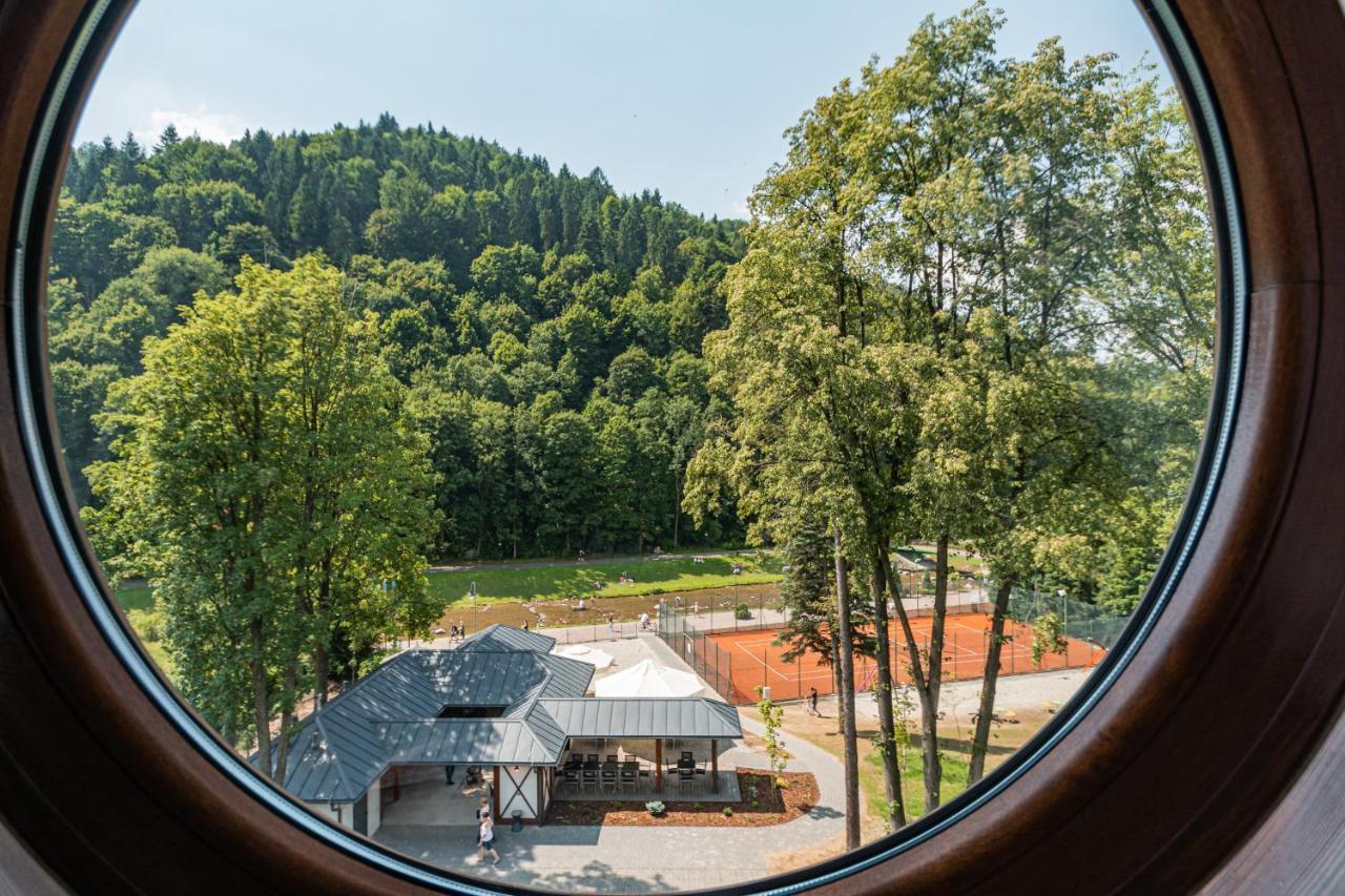 Szczawnica Park Resort & Spa Kültér fotó View from the observation tower