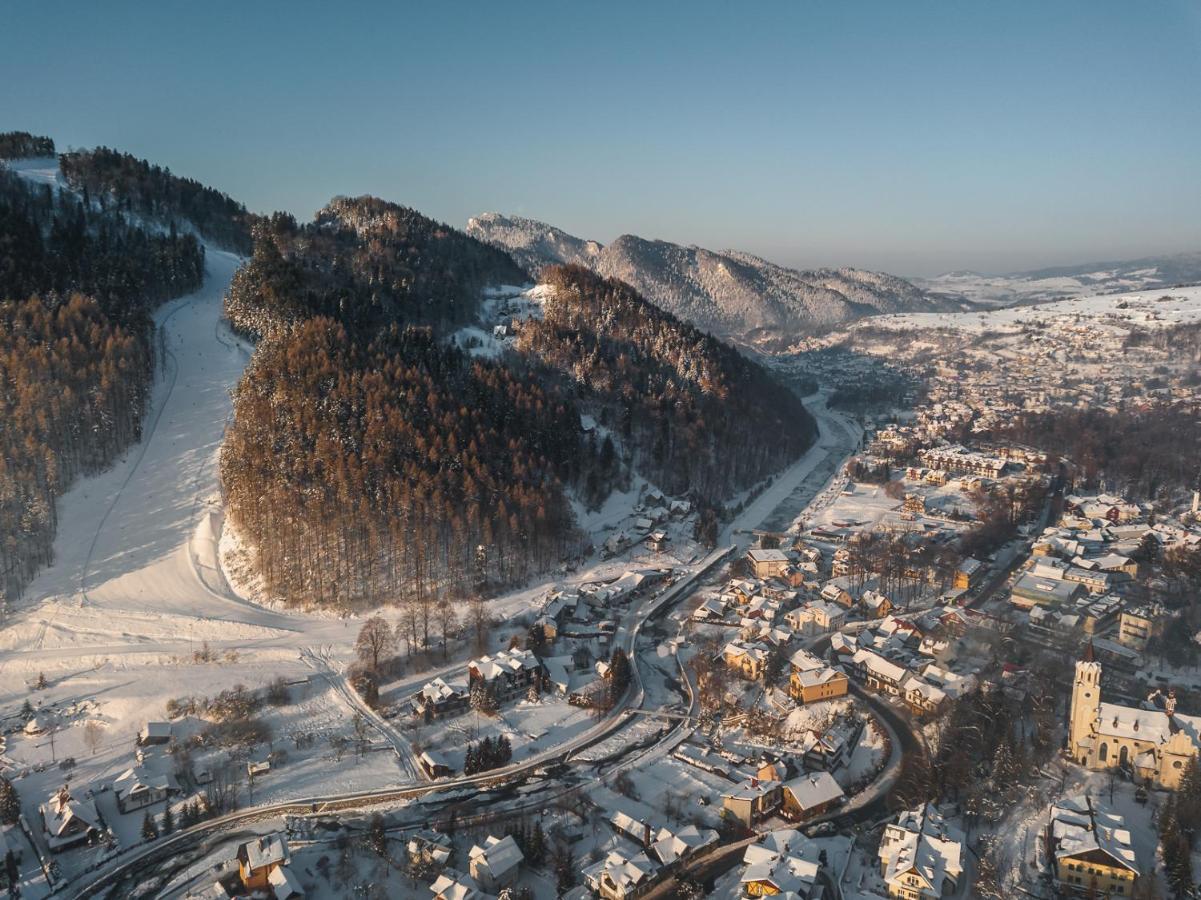 Szczawnica Park Resort & Spa Kültér fotó Aerial view of the town